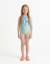 Maillot de bain avec imprimé marin et paillettes Bleu clair 1 - vertbaudet enfant 