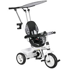 Jouet-Jeux de plein air-Sports de glisse et à roues-Trotinettes-Tricycle enfant pare-soleil pliable canne amovible benne rangement acier
