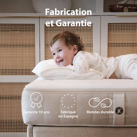 Matelas enfant chanvrenatura® - epaisseur 17cm Blanc 5 - vertbaudet enfant 