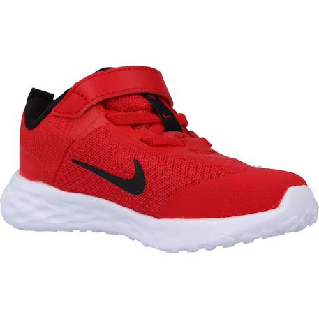 Baskets bébé garçon en textile Rouge 607 5 - vertbaudet enfant 