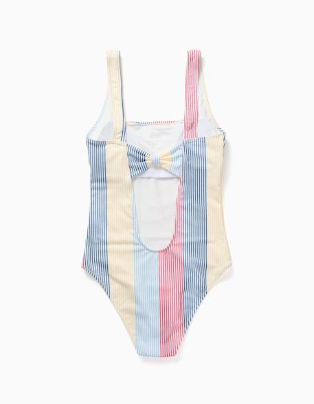 Maillot de bain à rayures avec doublure you&me Rouge 2 - vertbaudet enfant 