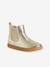 Boots fille zippées doré 1 - vertbaudet enfant 