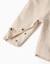 Salopette en sergé avec poche avant Beige clair+Bleu foncé 4 - vertbaudet enfant 