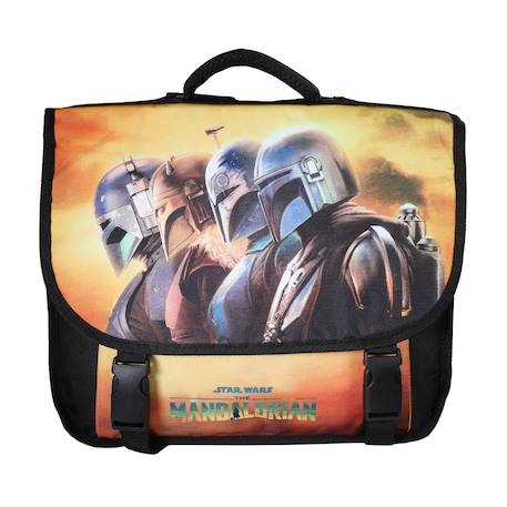 Garçon-Accessoires-Fourniture scolaire-Cartable-Cartable scolaire 2 compartiments Star Wars The Mandalorian - 38 cm