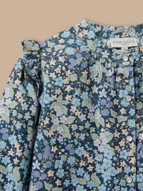 Chemise velours tissu liberty fille Liberty berry harvest 2 - vertbaudet enfant 