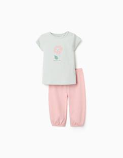 Bébé-Pyjama, surpyjama-Pyjama en coton avec imprimé fleur