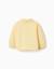 Sweat en coton avec col polo et imprimé Jaune 2 - vertbaudet enfant 