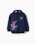 Sweat en coton peigné à capuche et imprimés spider-man Bleu foncé 1 - vertbaudet enfant 