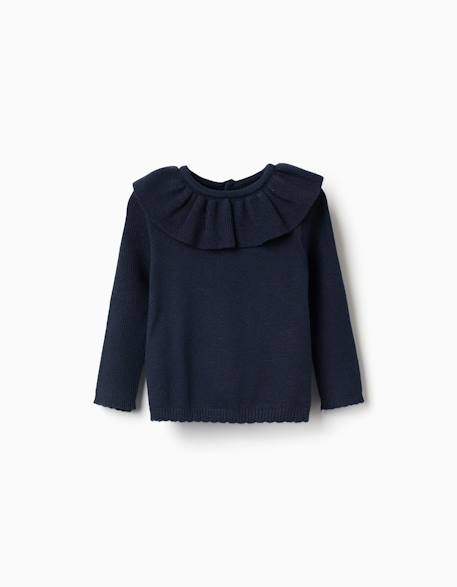 Bébé-Pull, gilet, sweat-Pull-Pull en maille avec extrémités festonnées