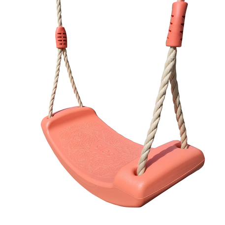 Portique balançoire double techwood harmonie doublo 2 - pour 2 enfants Bleu/corail 3 - vertbaudet enfant 