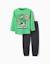 Pyjama en coton à manches longues avec imprimé minecraft Vert 1 - vertbaudet enfant 