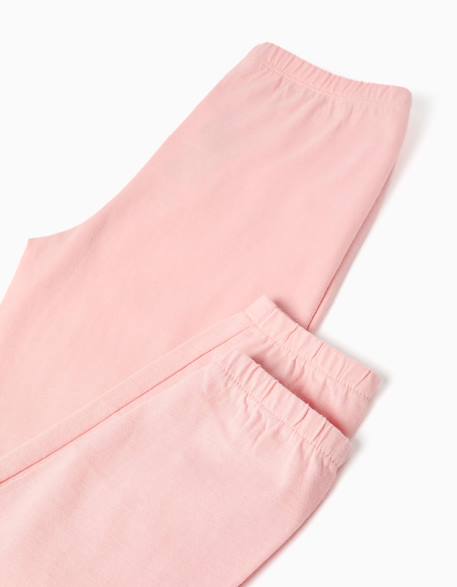 Pyjama en coton avec imprimé fleur Vert 4 - vertbaudet enfant 