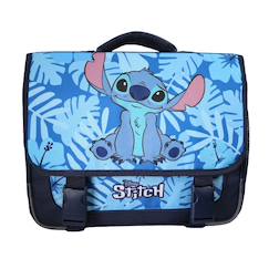 -Cartable scolaire 2 compartiments Disney Stitch - 38 cm