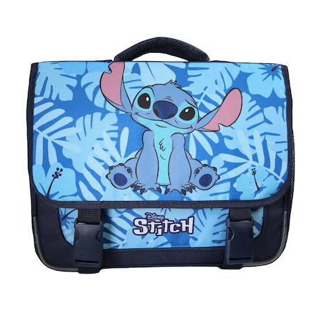 Cartable scolaire 2 compartiments Disney Stitch - 38 cm Bleu 1 - vertbaudet enfant 