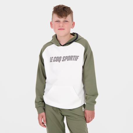 Sweat à capuche essentiels White 3 - vertbaudet enfant 