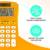 Calculatrice de poche verte 8 chiffres Vert 5 - vertbaudet enfant 