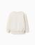 Sweat en coton avec imprimé abstrait Blanc 2 - vertbaudet enfant 