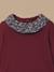 T-shirt col tissu liberty fille Cerise+Marine 3 - vertbaudet enfant 