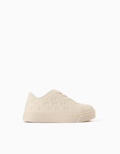 Chaussures-Baskets avec nœuds en relief et lacets élastiques