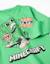 Pyjama en coton à manches longues avec imprimé minecraft Vert 3 - vertbaudet enfant 