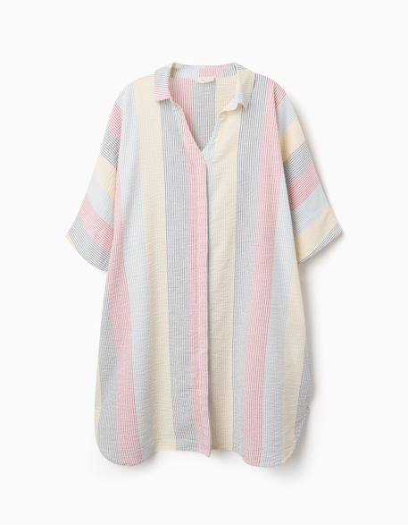 Robe en coton à rayures you&me Rouge 4 - vertbaudet enfant 