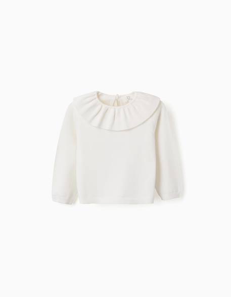 Bébé-Pull, gilet, sweat-Pull-Pull en maille avec col à volants