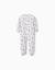 Pyjama avec pieds en coton avec motif stitch Beige clair 2 - vertbaudet enfant 