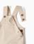 Salopette en sergé avec poche avant Beige clair+Bleu foncé 3 - vertbaudet enfant 