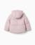 Doudoune avec capuche et doublure en polaire Gris foncé+Mauve clair 6 - vertbaudet enfant 