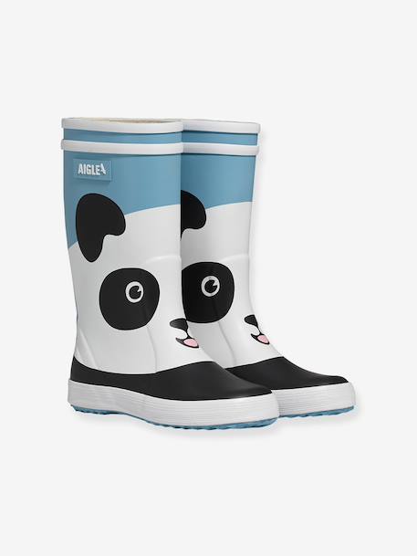 Bottes de pluie Panda bleu 1 - vertbaudet enfant 
