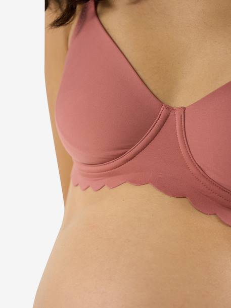 Soutien-gorge de maternité et allaitement moka+vieux rose 15 - vertbaudet enfant 