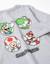 Pyjama en coton à manches longues avec imprimé super mario Gris clair 3 - vertbaudet enfant 