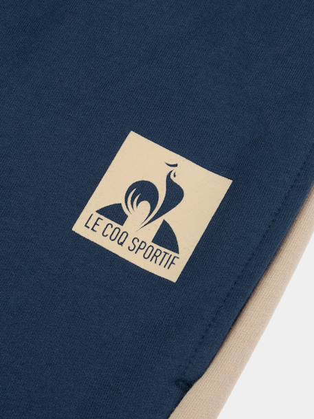 Jogging en molleton léger avec bandes côtés contrastées graphique Blue 4 - vertbaudet enfant 