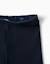 Pantalon à jambe large en maille côtelée Bleu foncé 3 - vertbaudet enfant 