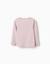 T-shirt en coton à manches longues avec imprimé kuromi Mauve clair 2 - vertbaudet enfant 