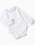 Ensemble body en coton et pantalon en maille Rose 3 - vertbaudet enfant 