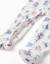 Pyjama avec pieds en coton avec motif stitch Beige clair 4 - vertbaudet enfant 
