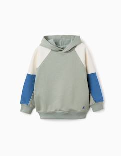 Sweat en coton avec capuche  - vertbaudet enfant