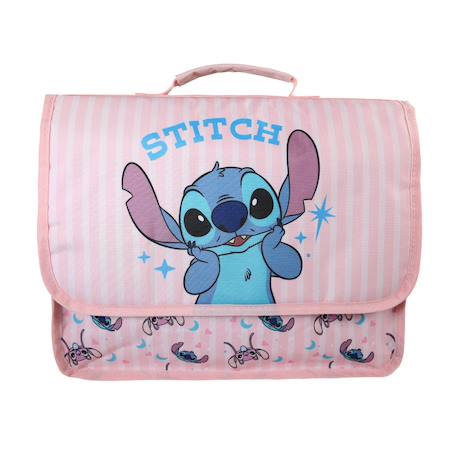 Cartable de maternelle Disney Stitch - 32 cm Rose 1 - vertbaudet enfant 