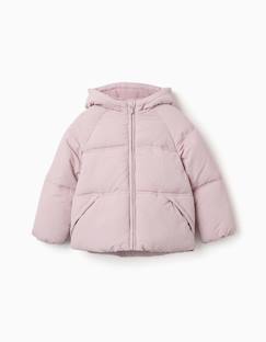Doudoune avec capuche et doublure en polaire  - vertbaudet enfant