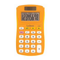 Calculatrice de poche jaune 8 chiffres  - vertbaudet enfant