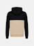 Sweat à capuche en double face colorblock noel Black 2 - vertbaudet enfant 