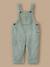 Salopette en velours côtelé bébé Vanille+Vert pastel 3 - vertbaudet enfant 