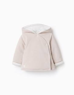 Bébé-Manteau, combipilote, nid d'ange-Veste matelassée en velours avec capuche et doublure