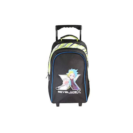 Garçon-Accessoires-Fourniture scolaire-Cartable-Sac à dos scolaire à roulettes 2 compartiments Beyblade X- 38 cm