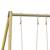 Portique balançoire double techwood harmonie doublo 2 - pour 2 enfants Bleu/corail 4 - vertbaudet enfant 
