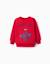 Sweat en coton peigné avec imprimé en relief spider-man Rouge 1 - vertbaudet enfant 