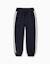 Pantalon de jogging en coton avec bande à rayures Bleu foncé 1 - vertbaudet enfant 