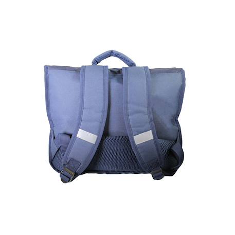 Cartable scolaire 2 compartiments Dragons Croc Mou- 38 cm Bleu 4 - vertbaudet enfant 