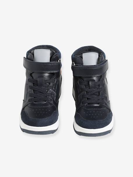 Baskets montantes enfant garçon marine 4 - vertbaudet enfant 
